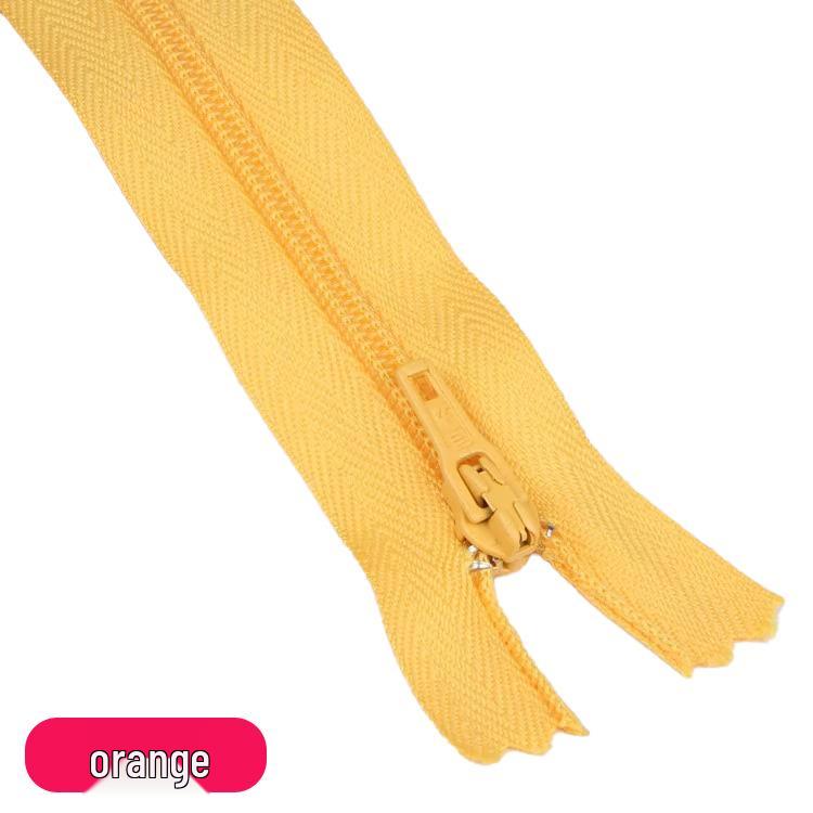 Three Force Short 20CM Nylon Zipper for Dress Pants - Colored Closed-End Fly Zipper Fabric Accessory