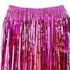 Rain Skirt Dance Costume Streamer Fringe Half Skirt for Beach Parties Sequin Cheerleading Team Dress for Adults Kids