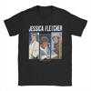 Three Faces Murder She Wrote Fletcher T Shirt for Men 100% Cotton Funny T-Shirt Crewneck Tees Short Sleeve Clothes Birthday Gift