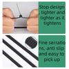 100 Pieces Nylon Self-Locking Ties Bundling Tape Black Durable Anti-Corrosion and Anti-Freeze High Toughness Bundling Rope Ties