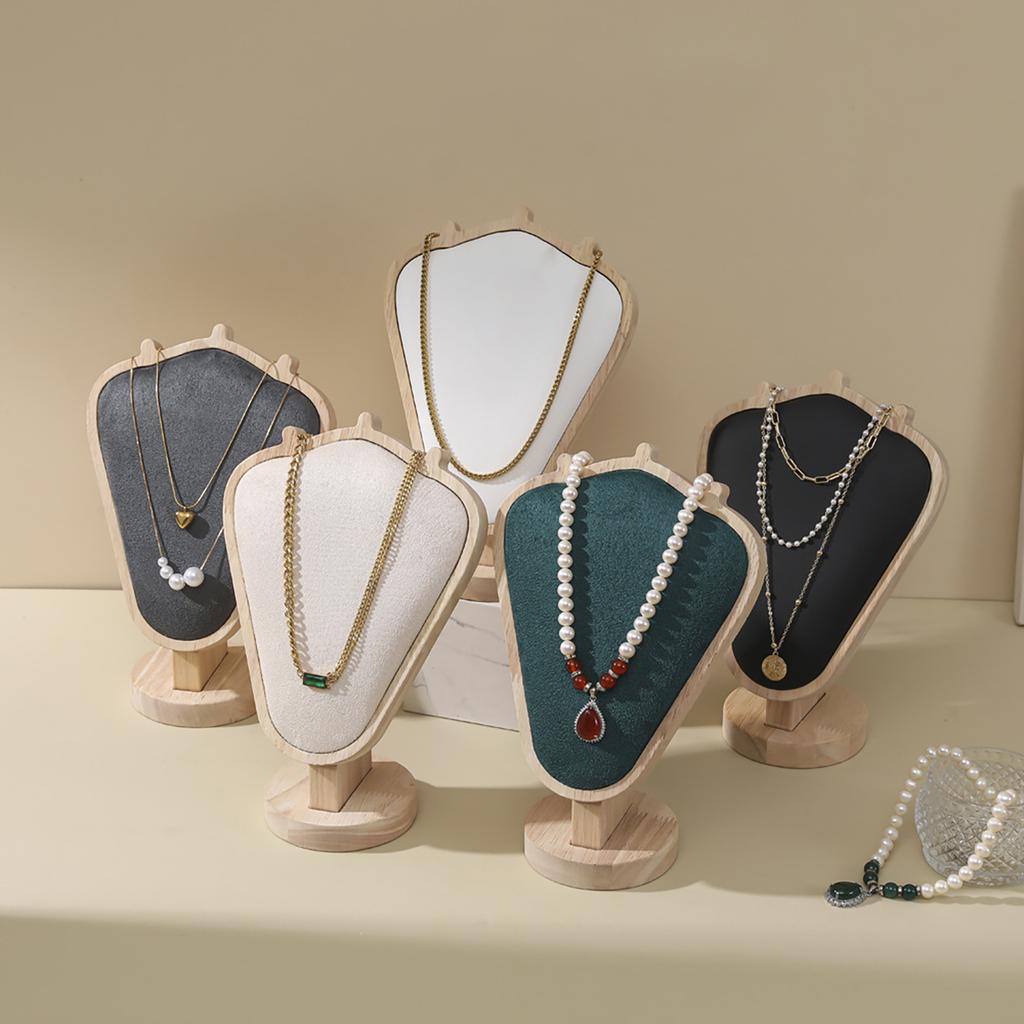 Jewelry Necklace Organization Stands Effective Wood Necklace Holder For Jewelry Display And Tangle Free Organization