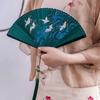 Веер в китайском стиле, японский классический складной веер, бамбуковый веер в старинном стиле, свадебный декор для вечеринки
