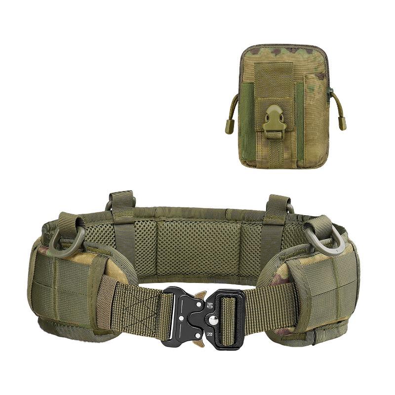 Outdoor Waist Belt Multi-Functional Quick Release Waist Seal Buckle Nylon Waistband