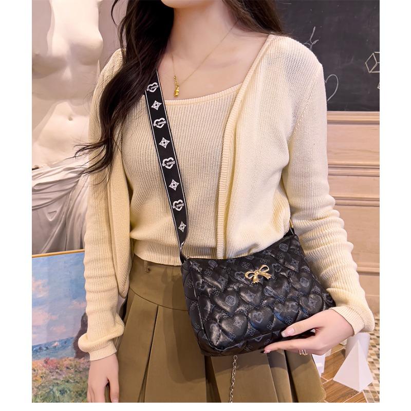 Роскошная летняя женская сумка через плечо с принтом и тесьмой