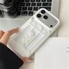 Роскошный матовый противоударный чехол Luxury Angels для iPhone 17 Air 16 15 14 13 12 Pro Max с полым дизайном в виде римской колонны и маленьким ангелом, матовое покрытие