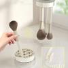3 In 1 Rotating Makeup Brushes Storage Box Dustproof  Cosmetic Brush Cleaner and Organizer Washable Drying Makeup Tools Bucket