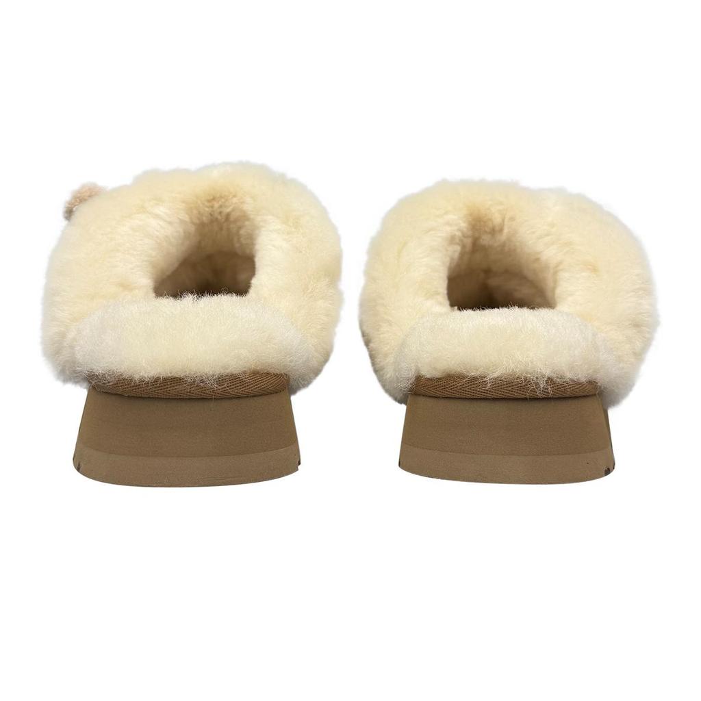 UGG Женские домашние тапочки из ЭВА, устойчивые к истиранию, с закрытым носком, цвет каштаново-коричневый 1122550-CHE(Команда1281-)