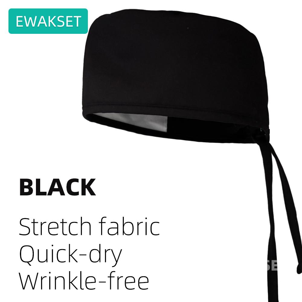 Медицинская хирургическая шапочка унисекс, эластичная, быстросохнущая, немнущаяся, для работы в хирургии, для женщин и мужчин, стоматологов, медсестер, врачей, больниц.