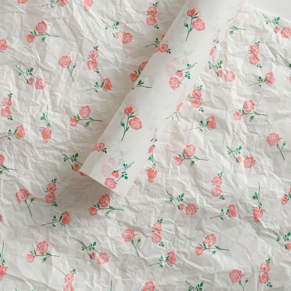 20pcs 50x70cm Hand-Kneaded Paper Cotton Paper Gift Packaging Paper Bouquet Wrapping Paper DIY Craft
