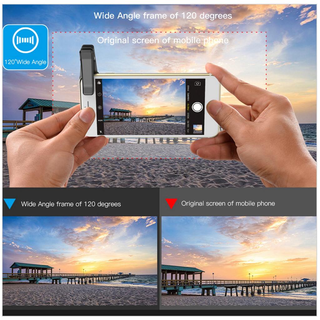Fisheye Wide Angle Macro CPL Starlight 6‑in‑1 Set Phone Lens