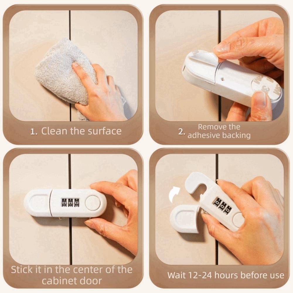 Multi-function Cabinet Door Safety Lock Anti-theft Cabinet Lock New Security Latch  Refrigerator