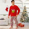 Christmas Prints Family Matching Long Sleeve Tops+Pants Set Family Matching Sets