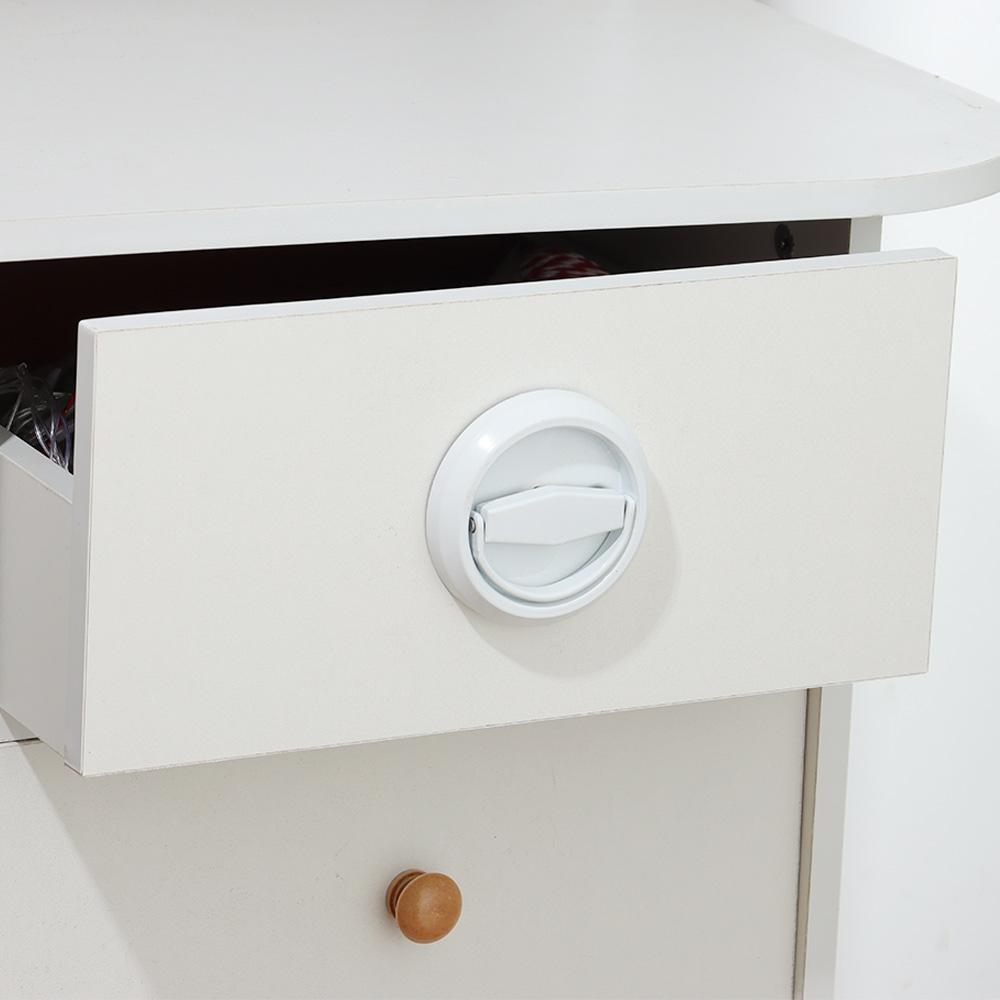 Stainless Steel Invisible Wardrobe Pulls Furniture Knob Cabinet Drawer Hidden Door Handle Lock