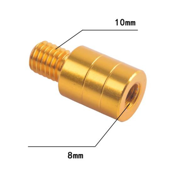Соединитель головки рыболовного подсака 6/8/10/12 мм, быстросъемный винт, адаптер для стержня подсака, металлический переходник, рыболовные принадлежности
