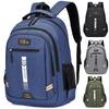School Multifunctional Backpack Withletter Embossing Design For Daily Use