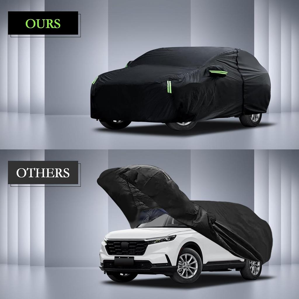 Custom car cover compatible with Honda CRV 1997-2026, Toyota RAV4 2006-2026, waterproof all-weather full car cover