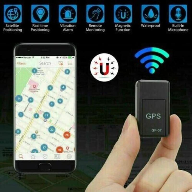 New GF-07 Mini Car GPS Tracker Anti-Lost Device Real Time GPS Tracer Anti-Theft Locator Strong Magnetic Mount SIM Message Positioner