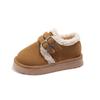 Simple Kids Winter Shoes Solid Color Trend Children's Shoe for Girl Warm Non-slip Versatile Toddlers Fashion Causal Cotton Shoes
