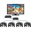 Adaptateur contrôleur GameCube 4 ports - Nintendo - Wii U - Couleur noire - Alimentation USB