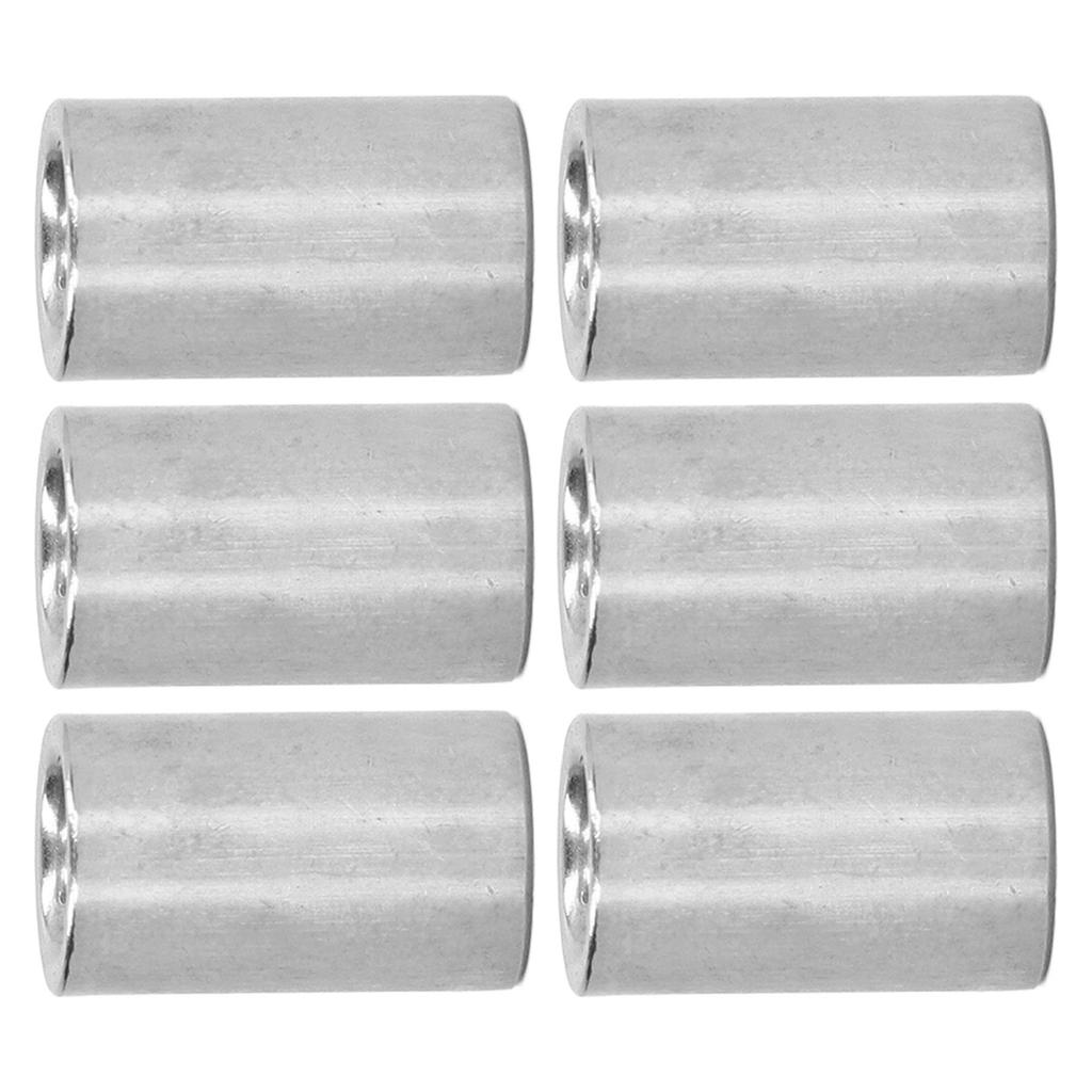 20Pcs Coupling Nut Stainless Steel M8 Round Rod Connector Nut Female Thread for Connection