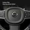 Car Steering Wheel Stickers Carbon Fiber Sticker Accessories For Volvo Xc60 Xc90 V40 V60 S60 V50 V90 S80 C40 XC40 V70 Rdesign