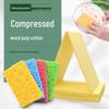 Eco-Friendly Wood Pulp & Cotton Magic Eraser Sponge - Absorbent, Degreasing, Scouring Pad