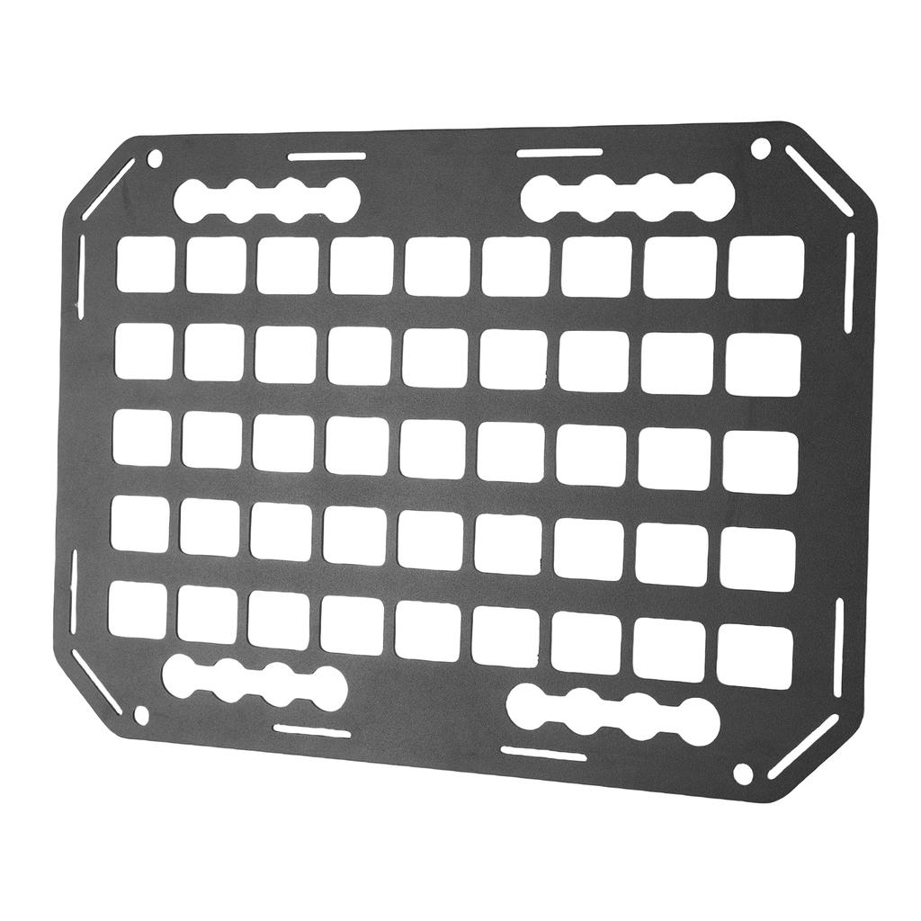 Панель-органайзер Molle для кузова грузовика 11x15,3x0,1 дюйма из алюминия с креплением L-Track для хранения груза на автомобилях, внедорожниках, пикапах, автодомах