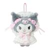 Sanrio Mascot Holder Ages 6 and 010219 (White Frill) Kuromi, Up,