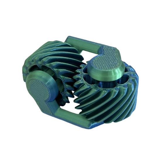 3D Printed Fidget Spinner Toy Anxiety Stress Relief Gear Spinner Sensory Toys Portable Travel Focus Enhancing Office Fidget Gear Toy