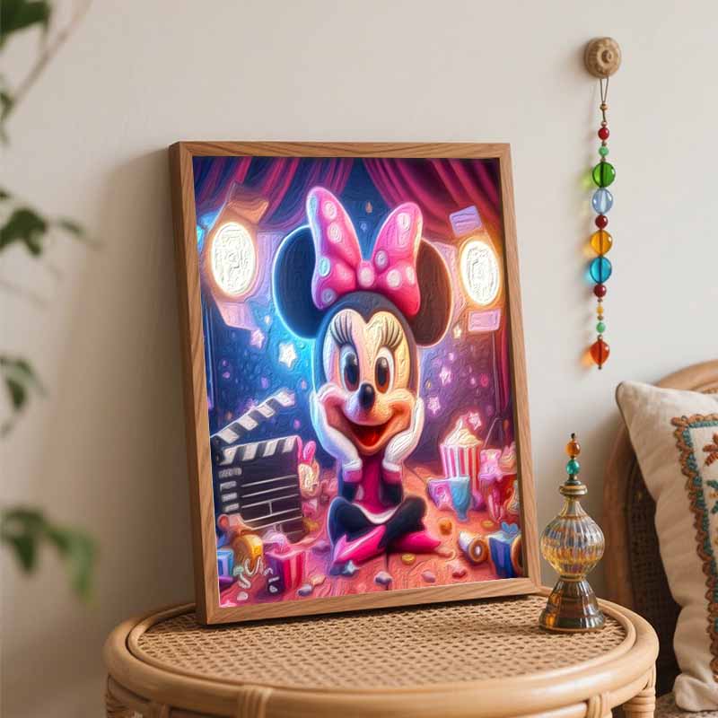 Disney Микки Маус Звезда Фильма масляная живопись набор для рисования картина ручной работы DIY подарок украшение дома настенный декор принадлежности для творчества декор для вечеринки