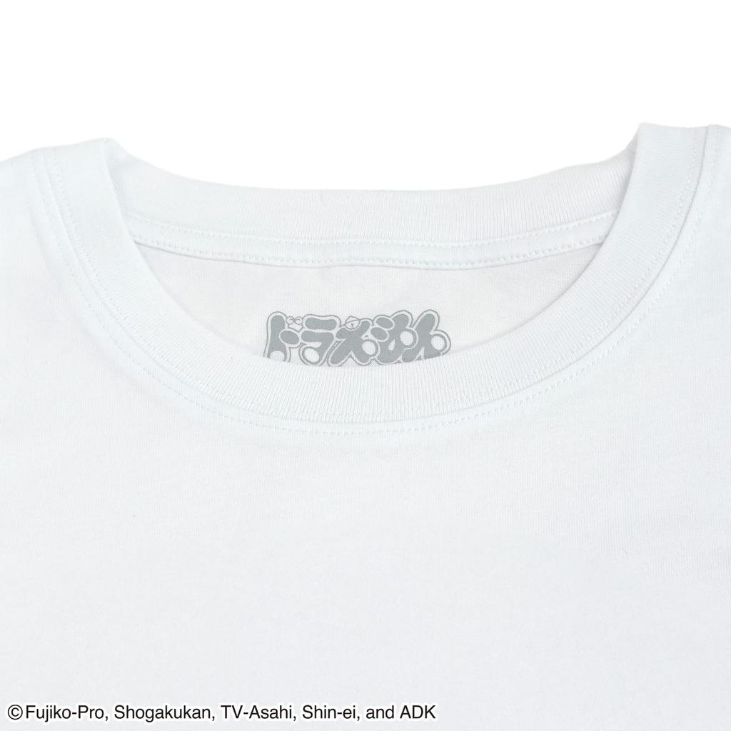 Прекрасная футболка с коротким рукавом и персонажем Дораэмон и секретными гаджетами,