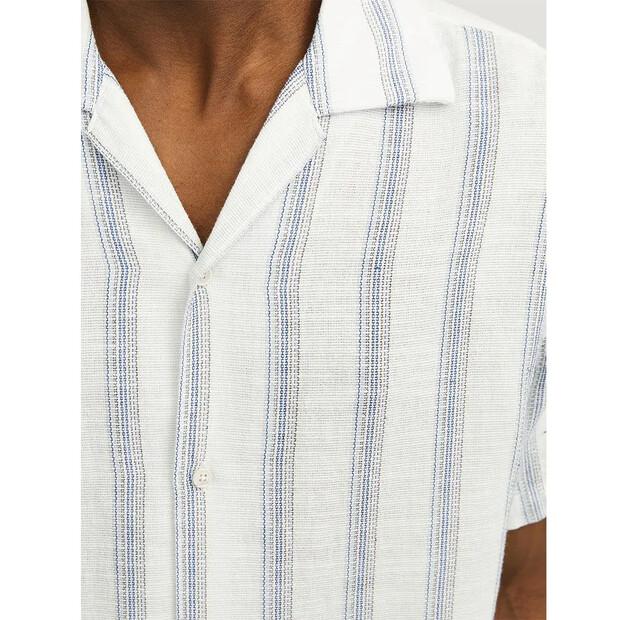 Jack & Jones Noto Stripe Resort рубашка с коротким рукавом