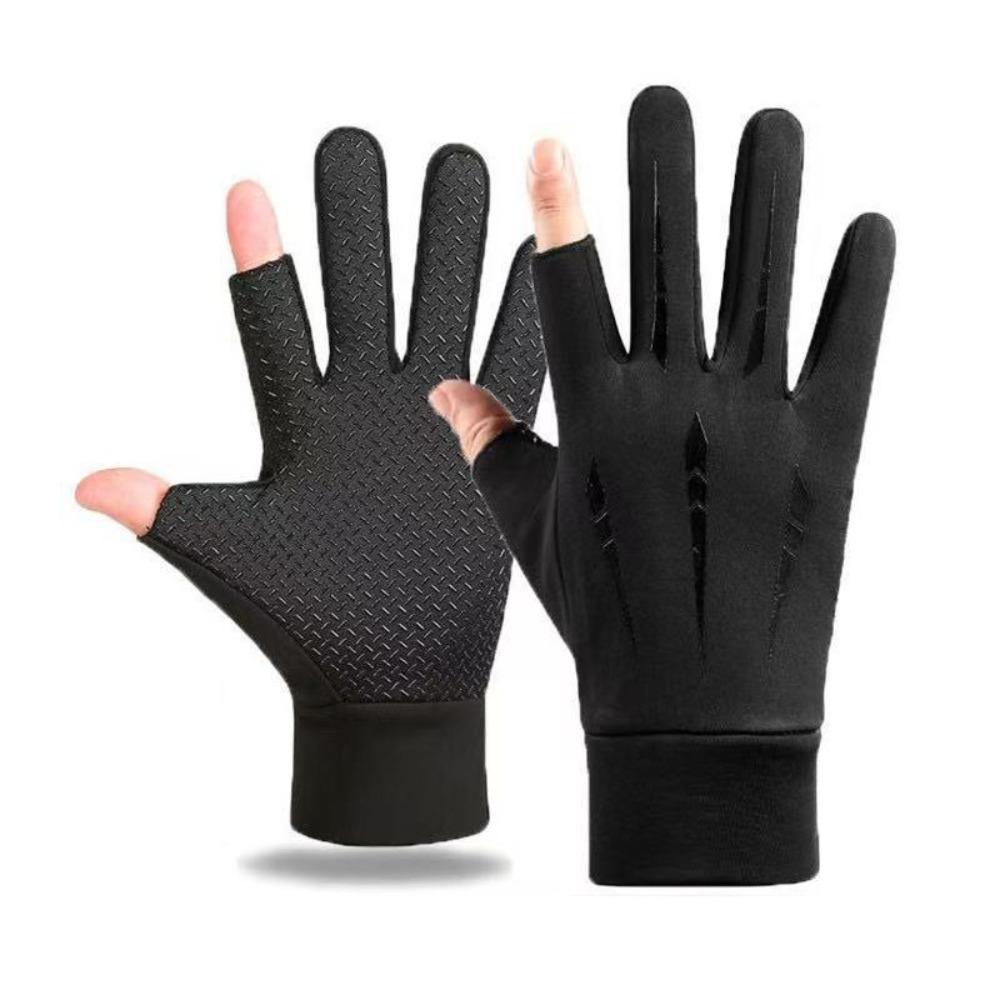 Anti-Slip Full Finger Gloves Warm Riding Protective Mittens Portable Cold-proof Gloves Men/Women