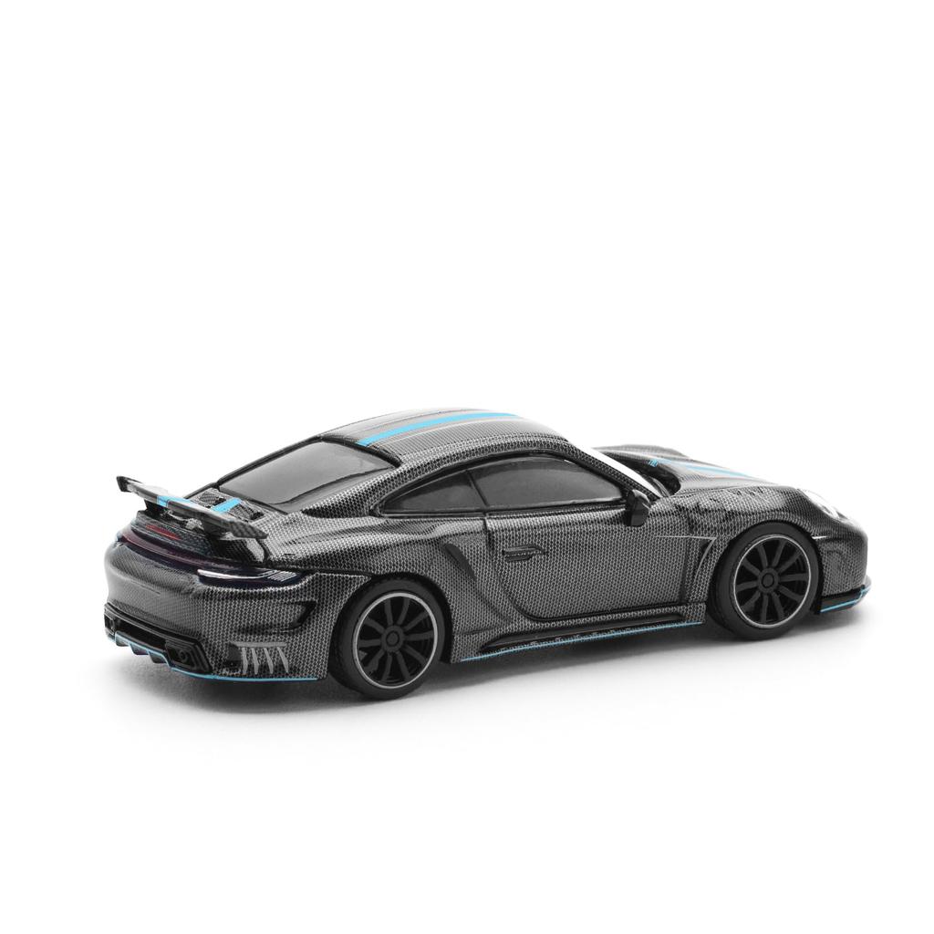 POP RACE Scale 992 Stinger GTR Carbon Edition Finished Product PR640254 1/64 (Blue Line)