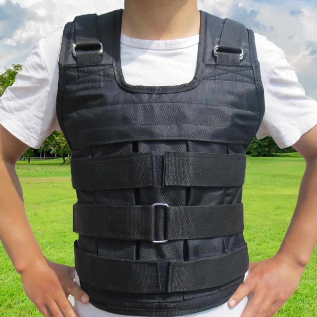 Регулируемый утяжеленный жилет, боксерский жилет с весовой нагрузкой, куртка для тренировок
