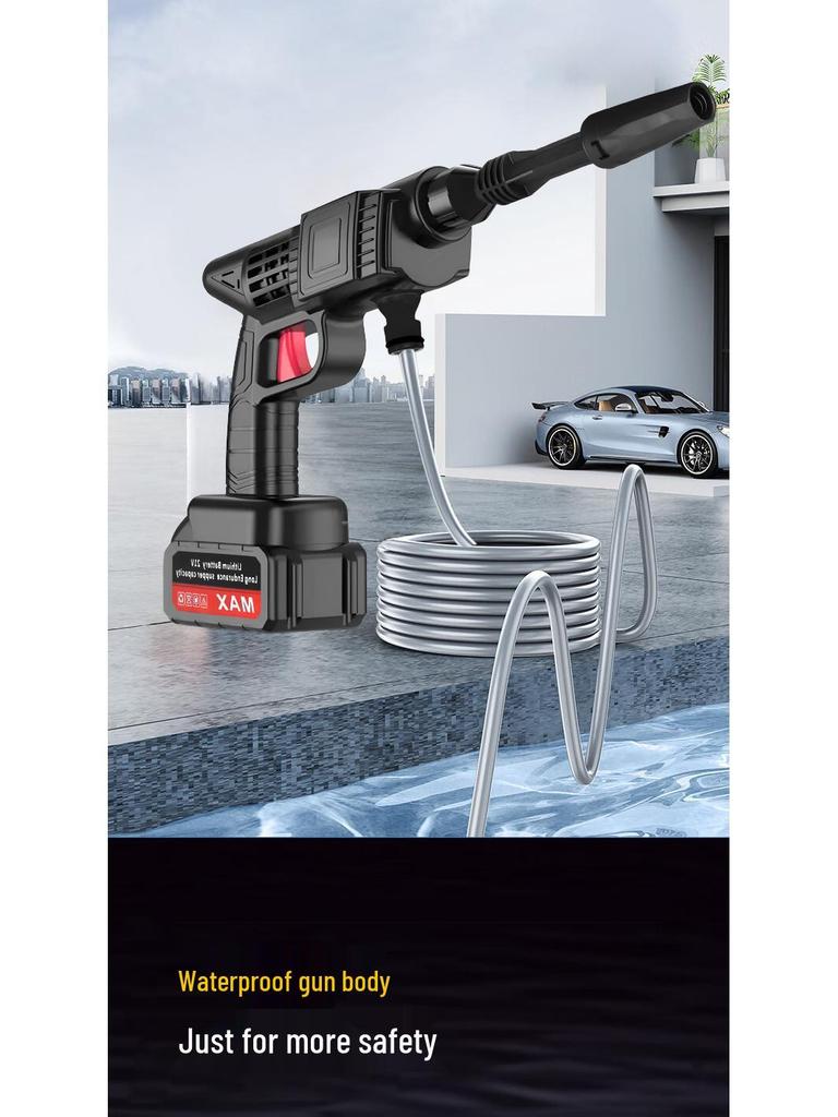 Беспроводной электрический пистолет для мойки автомобилей высокого давления