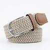 Pin Buckle Solid Canvas Strap Decoration Belt Men Women Canvas 1PC Unisex Clothing Accessories Knitted High Quality Elastic Belt  Jewelry Accessory