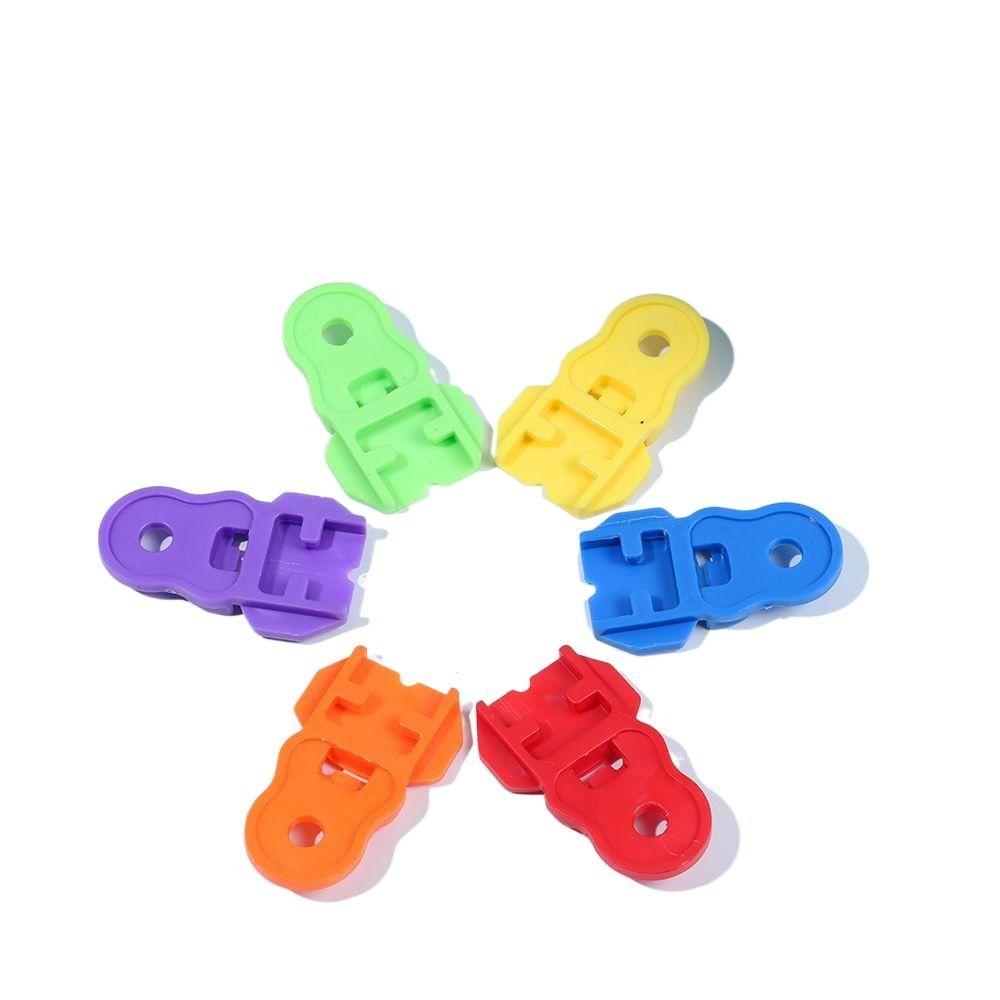 6pcs with Hole Beverage Drink Opener Plastic Plastic Drink Opener Reusable Can Opener  Cover Remover