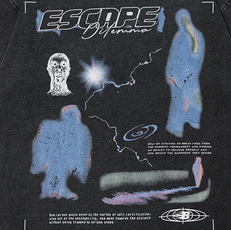 2024 Streetwear Funny Harajuku Graphic Unisex T-Shirt