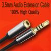 Gold Plated Plug 3.5mm Jack Stereo Male to Female Extender Audio Extension Cable Aux Cord