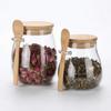 Leak-Proof Glass Storage Jars Wide Mouth Glass Canister Jar Kitchen Canisters  Grains