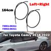 Для Toyota Camry 2018- Резиновые водосточные накладки на крышу автомобиля Боковые уплотнительные молдинги Водонепроницаемые 75556-06130 75555-06130