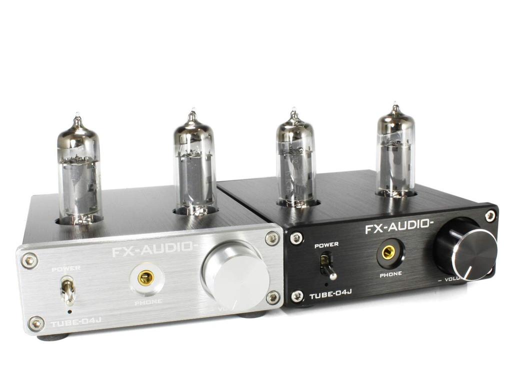 Vacuum Tube Hybrid Integrated Amplifier Vacuum Tube Digital Amplifier IC FX-AUDIO- TUBE-04J [Silver] +
