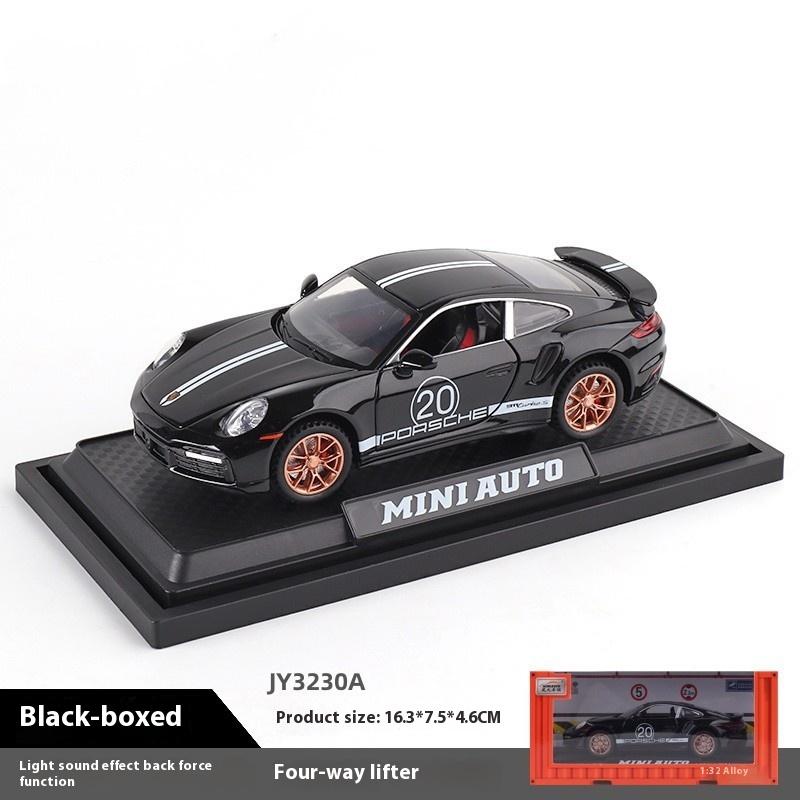 Моделирование 1:32 Porsche 911 Turbo S Легкосплавная Гоночная Машинка Металлическая Литая Модель Детская Игрушка Подарок для Детей Подарок на День Рождения Для Мальчиков