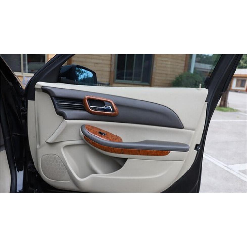 Рамка внутренней ручки двери автомобиля Подходит для Chevrolet Malibu 2012-2014 Древесина персика