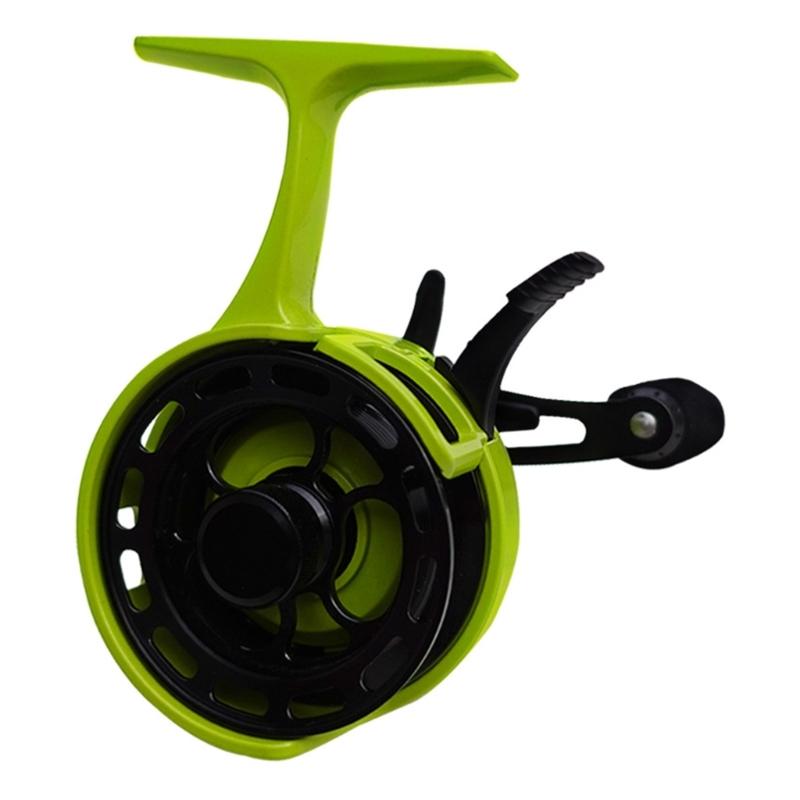 Рыболовное снаряжение Инерционная катушка для подледной рыбалки с металлической шпулей и 3+1 подшипником Инерционная катушка для подледной рыбалки со свободной шпулей с большой шпулей