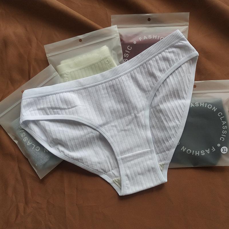 Мягкие и дышащие высококачественные удобные женские трусики-треугольники со средней посадкой из чистого хлопка женские трусики большого размера одинарные трусики сексуальные трусы