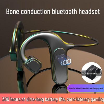 Беспроводные Bluetooth-наушники с костной проводимостью: Влагозащитные, Комфорт на весь день, Высококачественный звук, Унисекс для бега и спорта.