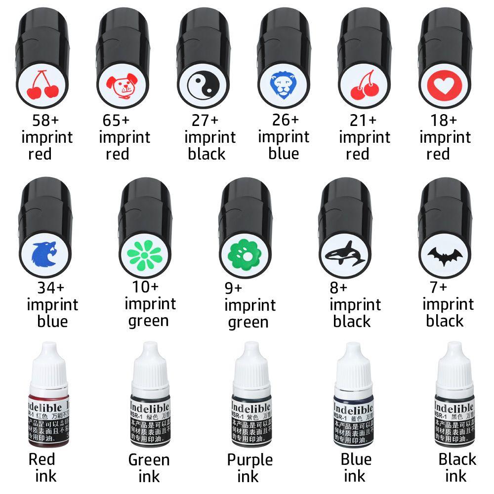 Outdoor Sports Golfer Gift Plastic Golf Ball Stamper Mark Seal Golf Stamp Marker Golf Accessories