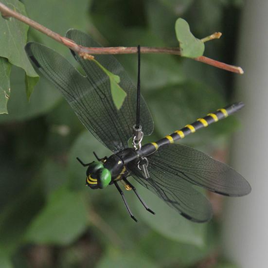 3D Искусственная Стрекоза Средство от Насекомых Уличный Декор Подвесное Украшение Имитация Стрекозы Отпугиватель Мух Спутник для Сада Кемпинга Двора